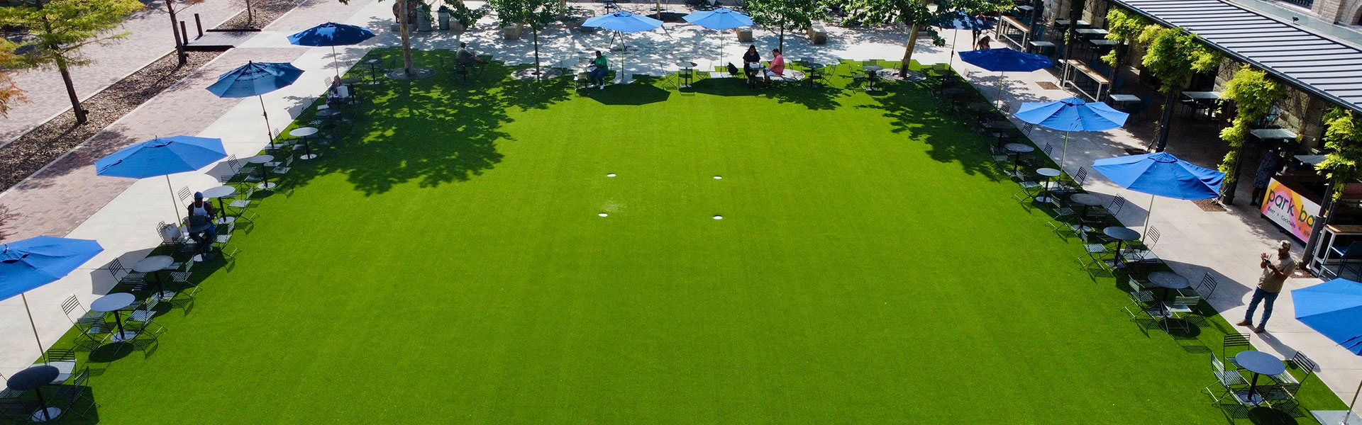 Commercial Artificial Turf Installation